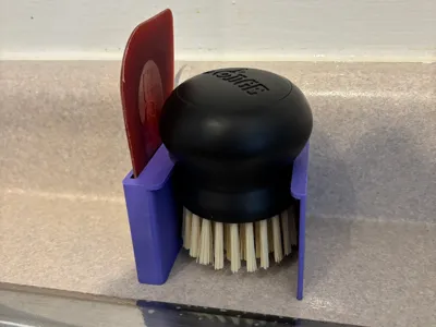 Lodge Cast Iron Brush And Scraper Rack