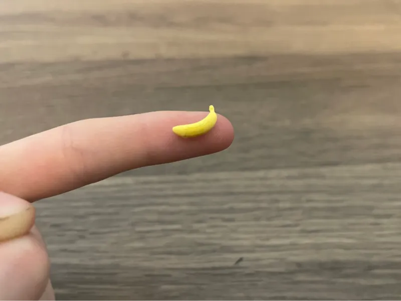 Worlds Smallest Banana V2 - Only 0.2 Grams!!