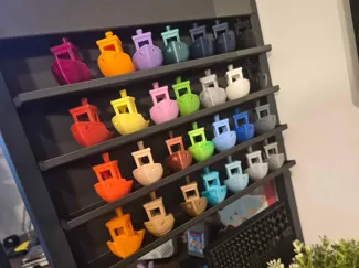 Simple & Modern Benchy Display Shelf IKEA FJÄLLBO