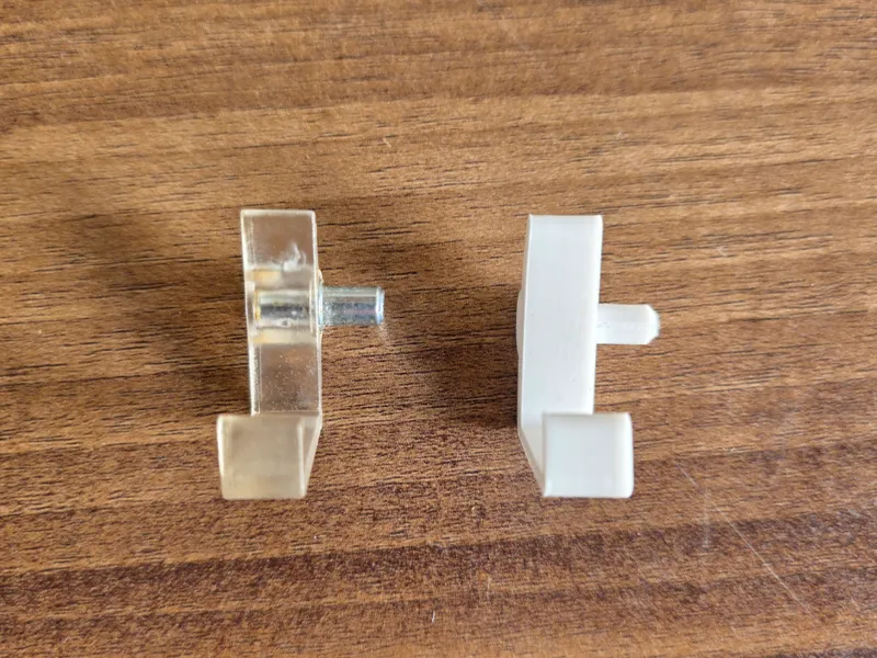 Cabinet Shelf Supports – Left, Right & Pin Version