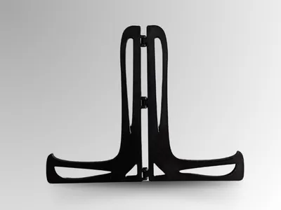 Folding Book Hueforge Display Stand Print-in-place view 2