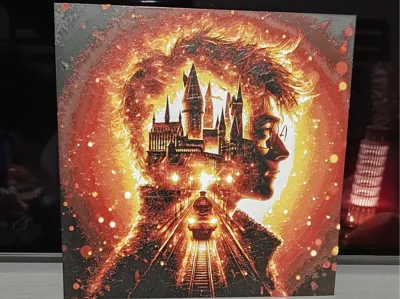 Spezielles Design, Harry Potter-Gesicht, dekorative Figur, Sammlerstück