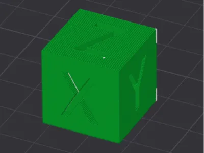 FAST XYZ 20mm Calibration Test Cube - Quick Print