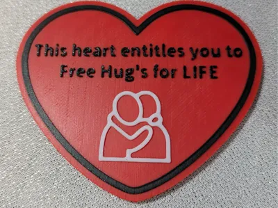 Free Hug's for Life Heart