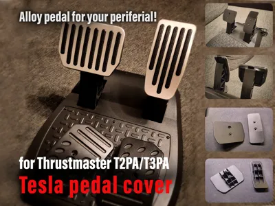 Thrustmaster T2PA/T3PA Tesla pedal cover