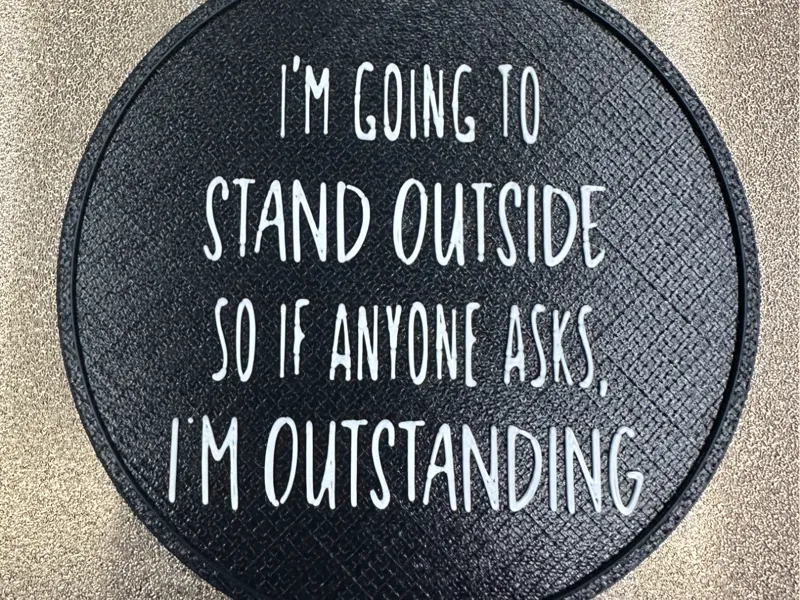 I'm Outstanding Coaster