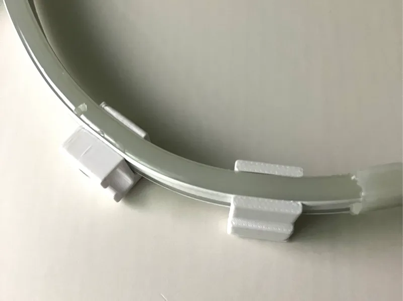 Neon flex LED strip mount clips