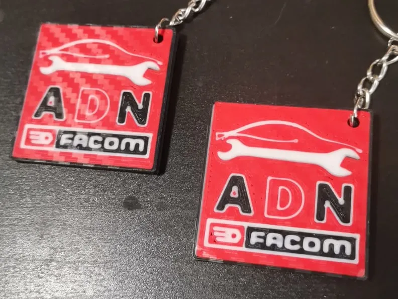 custom company logo keychain