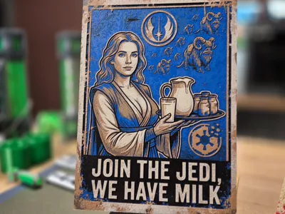 Join The Jedi Hueforge Poster