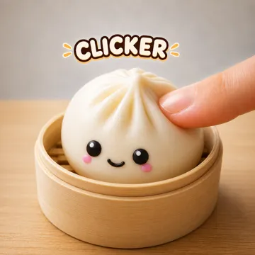 Objeto manipulable: Dumpling clicker — vista de referencia 3