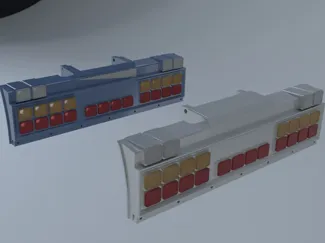 1/14 Holand style bumper straight for trucks