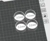 0.28mm layer, 2 walls, 15% infill --- 4 x 32mm