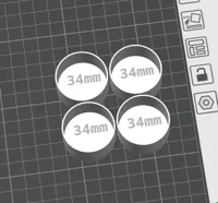0.28mm layer, 2 walls, 15% infill --- 4 x 34mm