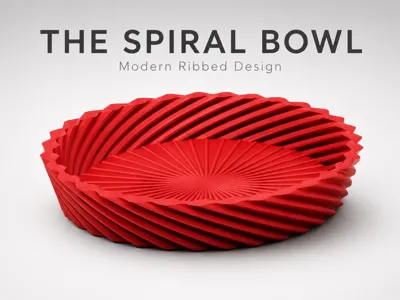 Spiral Ribbed Multi-Purpose Bowl