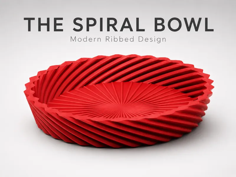 Spiral Ribbed Multi-Purpose Bowl