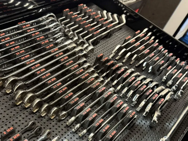Toolgrid spanner / wrench holder (Toolify3d style)