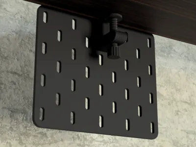 Under Desk SKADIS Clamp v2