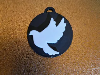 Dove Keychain Pigeon Keychain