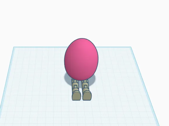 Egg with legs
