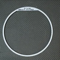 200mm flat, with label