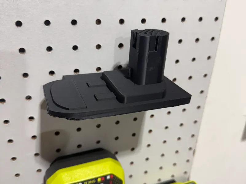 Ryobi tool holder - Peglock, Pegboard, Skadis