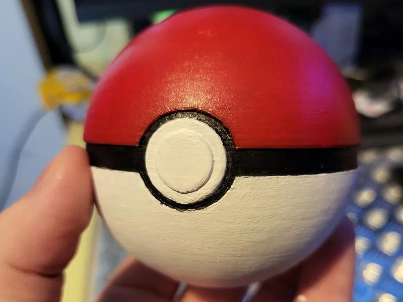 Pokeball Mono-colour (For Painting)
