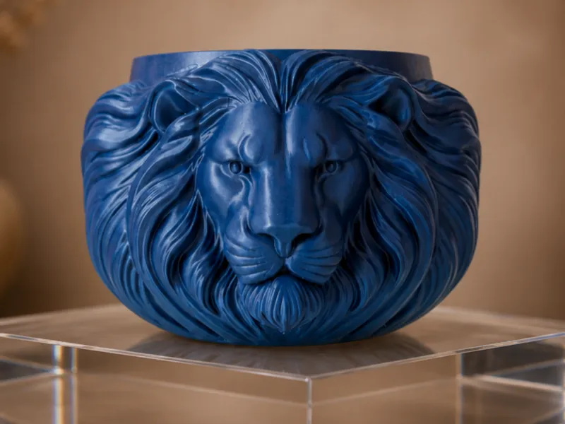 Vaso Leone realistico