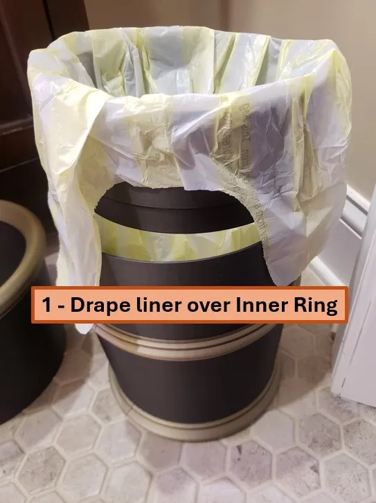 Bathroom Waste Basket - Hides Liner by BigSarge207 - MakerWorld