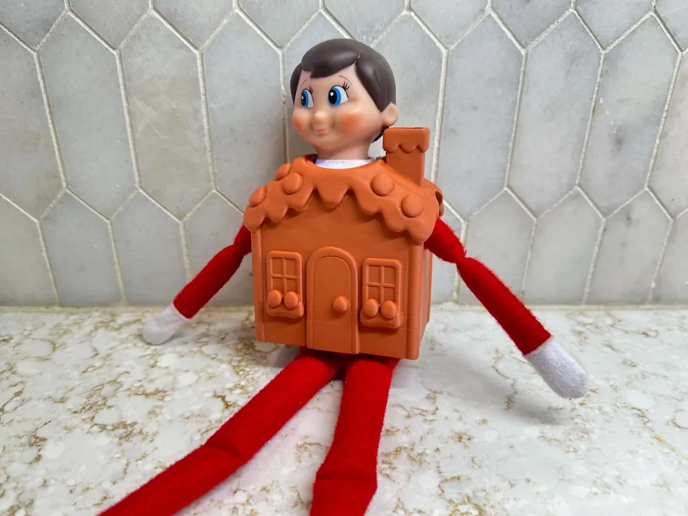 Process Layout Man Gingerbread Man and House Elf on the Shelf Costume - Free 3D Print ...