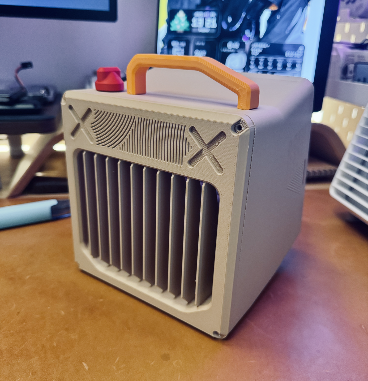Miniatura 3 do modelo 3D 桌面风扇