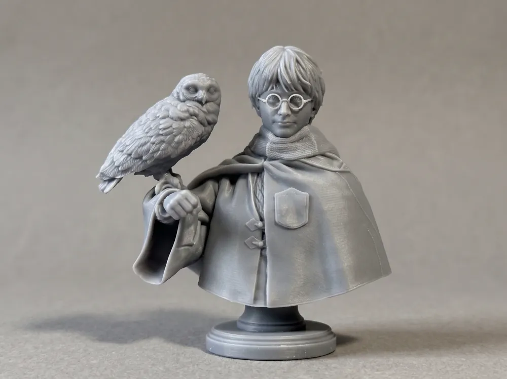 Potter Display Module Harry Potter with Hedwig Owl Bust – Display Figure - Free 3D Print ...