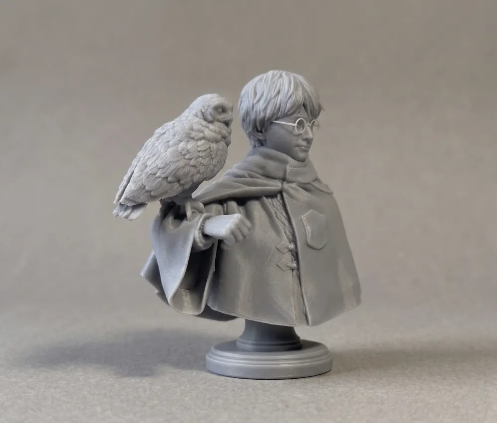 Potter Display Module Harry Potter with Hedwig Owl Bust – Display Figure - Free 3D Print ...