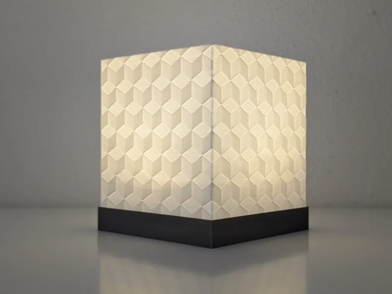 Escher-Inspired Desk Lamp 
