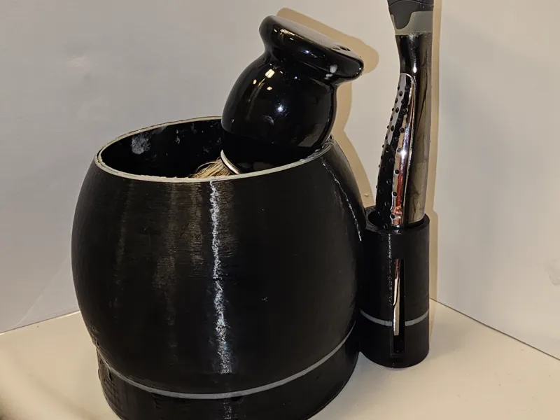 Shaving Mug & Razor stand