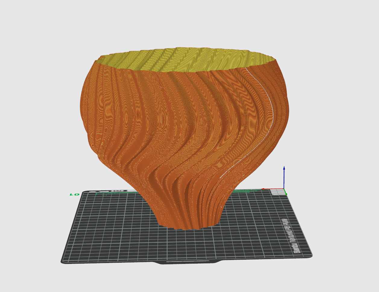 Miniatura 3 do modelo 3D Ceiling lamp twisted