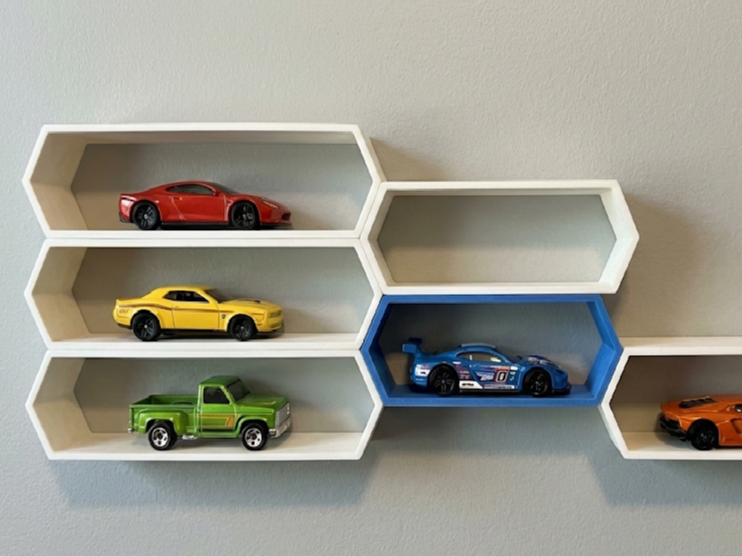 ⬡ The Hexa-Link: Precision Modular Toy Car Display