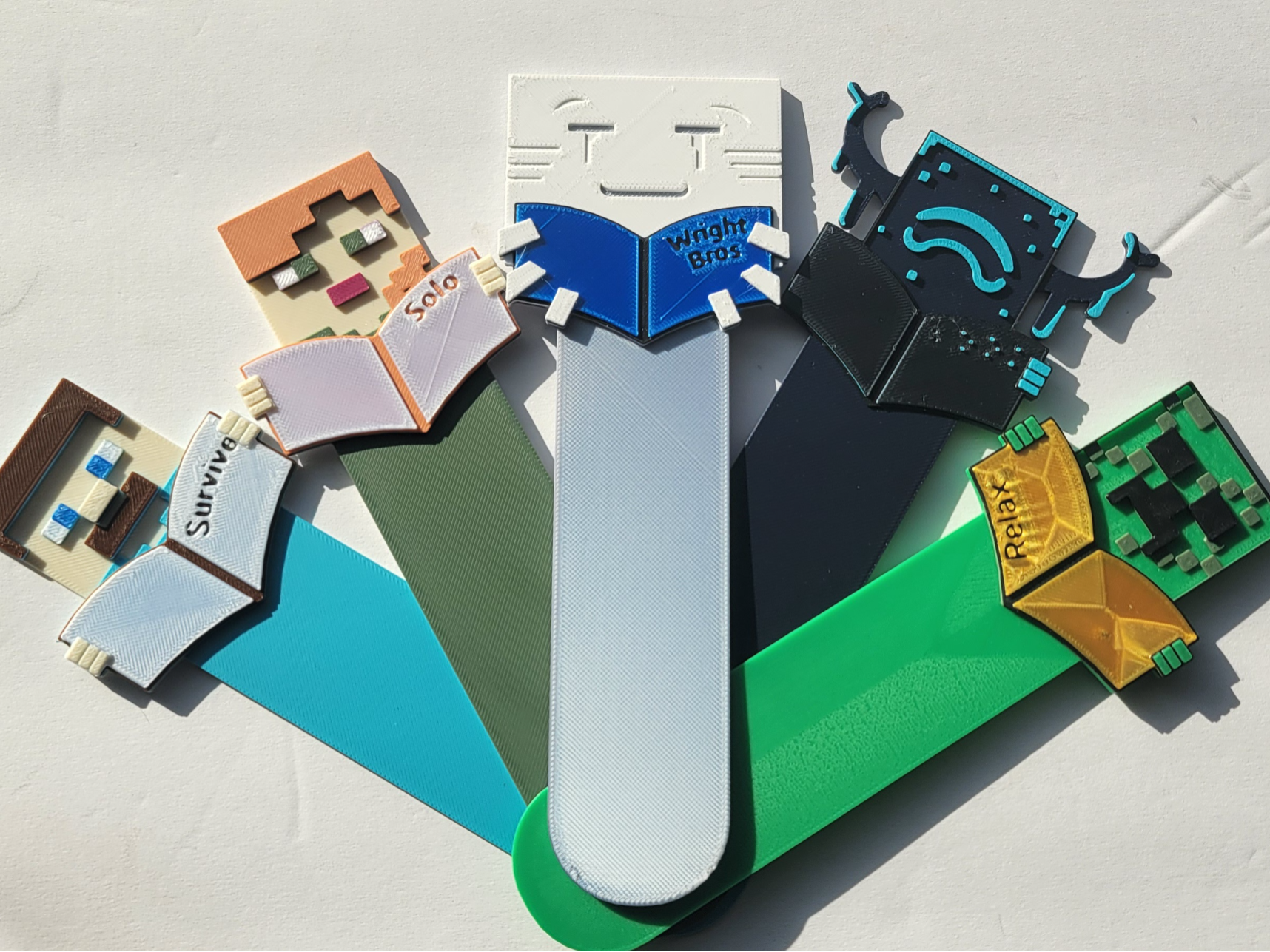 Minecraft Bookmark Collection 3D model