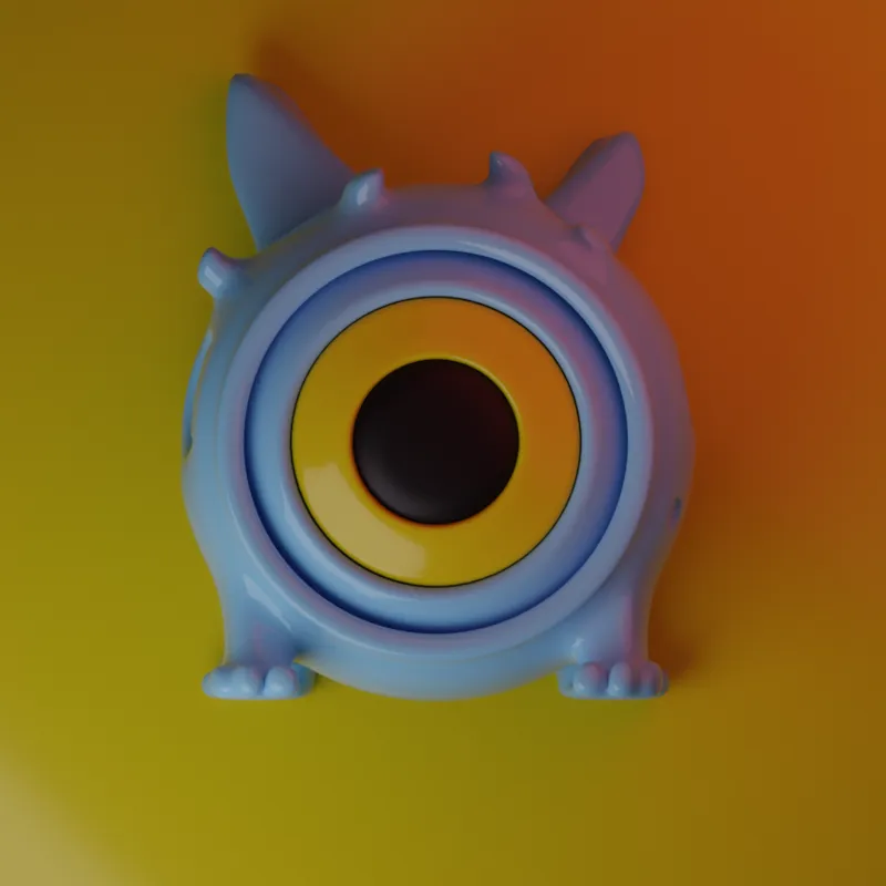 Roll Eye with horns - Finger Fidget