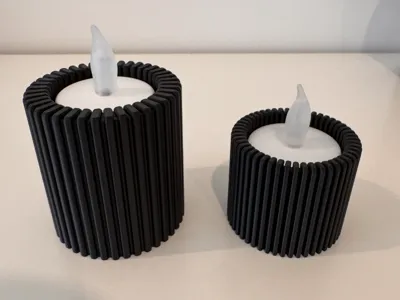 Ribbed Tealight Holder