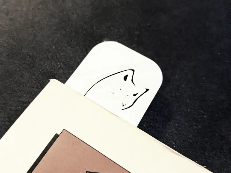 Sleepy Cat Bookmark