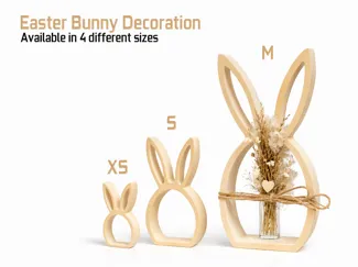 Easter Bunny Silhouette Decoration