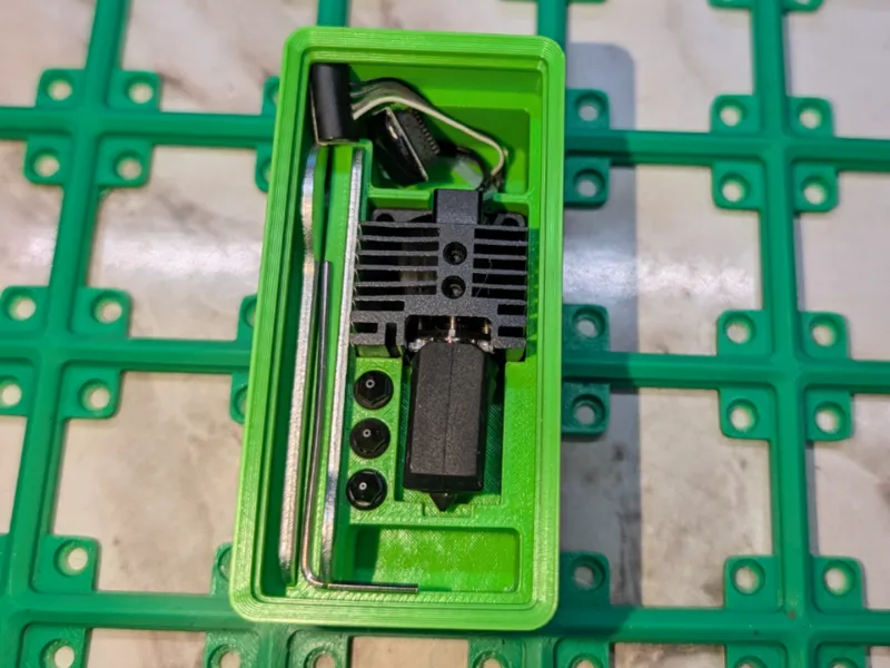 Gridfinity Stackable Holder for P1S Hotend