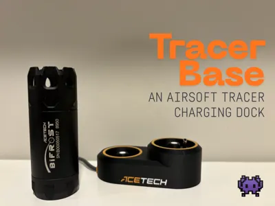 Tracer Base | An airsoft tracer charging dock