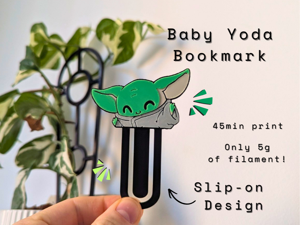 Baby Yoda Bookmark
