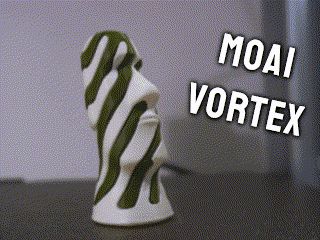 Impossible Pass-through Moai // Fidget Vortex