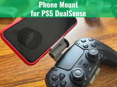 Adjustable Phone Mount for PS5 DualSense