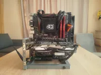 Open Frame PC Case ATX ABS