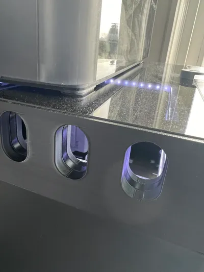 P1S Vented LED Riser by DavidMV MakerWorld: Download Free 3D Models
