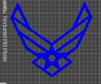 Décoration murale logo Air Force — photo 1