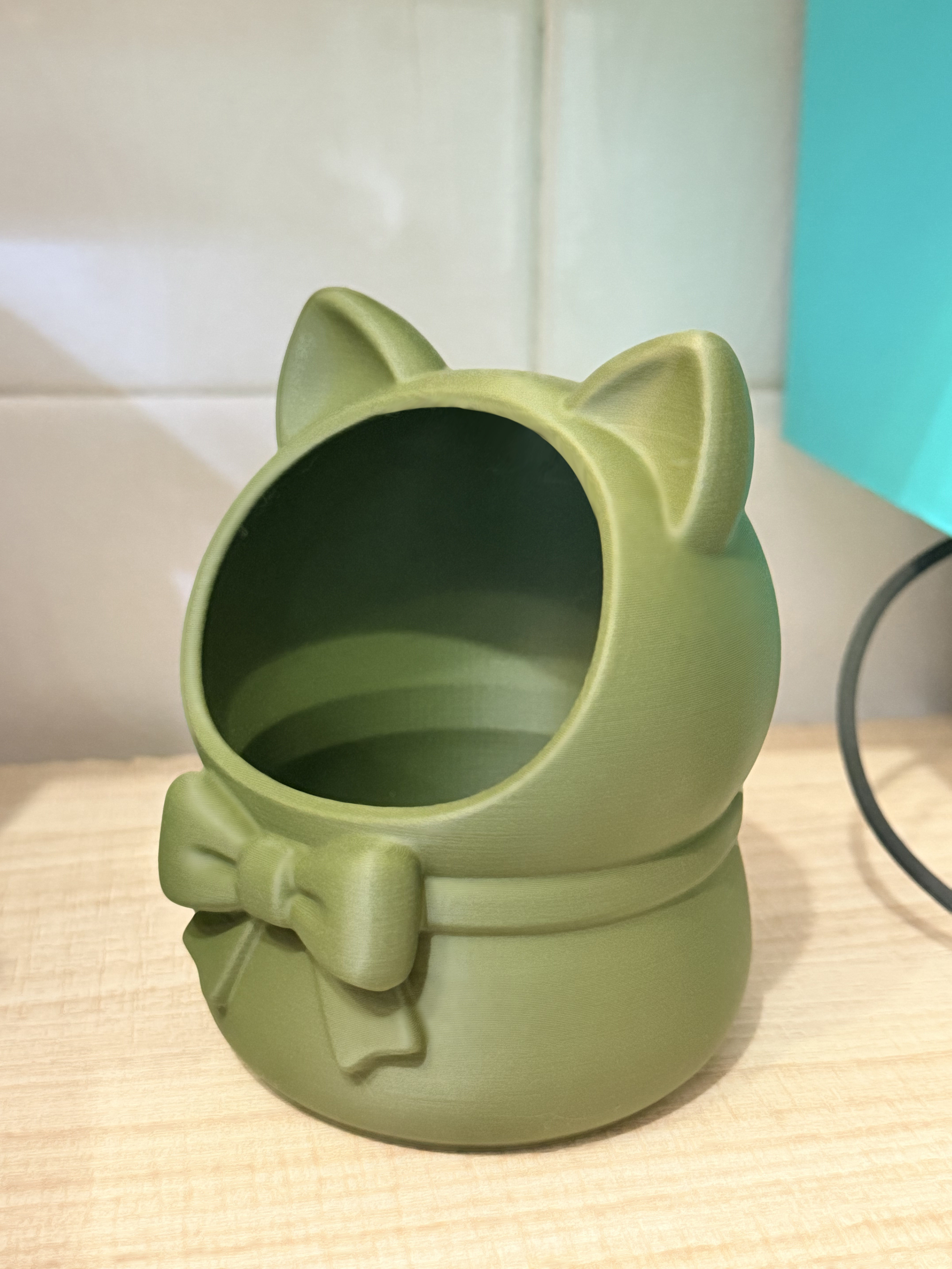 Miniatura 2 del modelo 3D 猫猫桌面垃圾桶